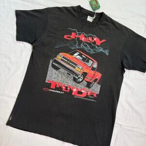 Vintage 90's Chevy Thunder Truck Faded Distressed T-Shirt - L